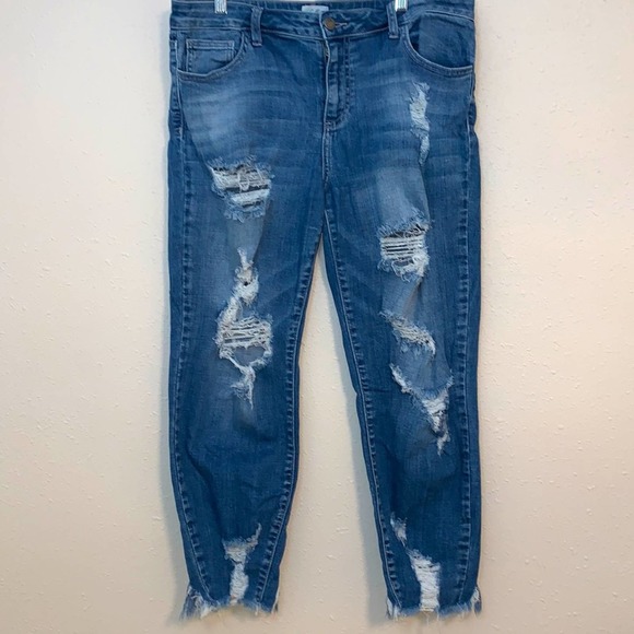 Cello Denim - Cello - Heavily Distressed Jeans, Highrise